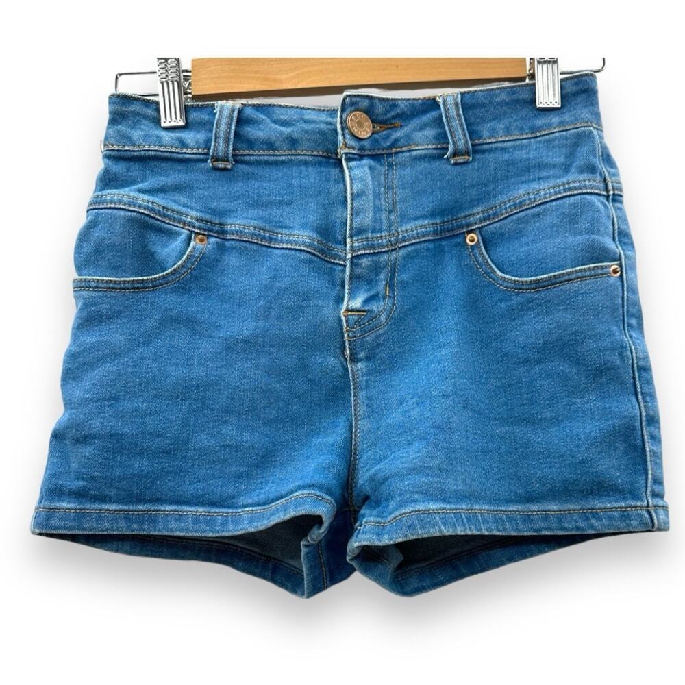 Urban Outfitters BDG‎ Medium Wash High Rise Short Shorts Size 24